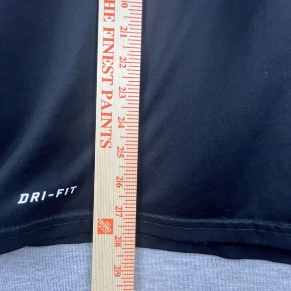 Nike Dri-Fit Shirt Men's Medium Short Sleeve Black Raiders Skull Football Tee - Picture 4 of 4